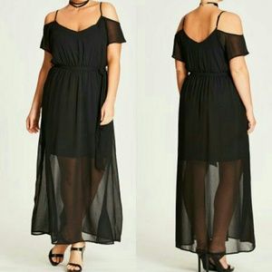 ➕ Cold Shoulder Dress